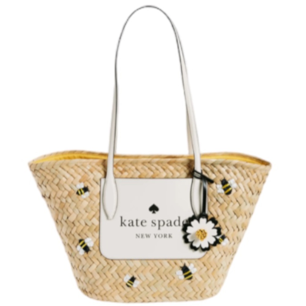 Kate Spade  New York BUMBLEBEE Straw Tote